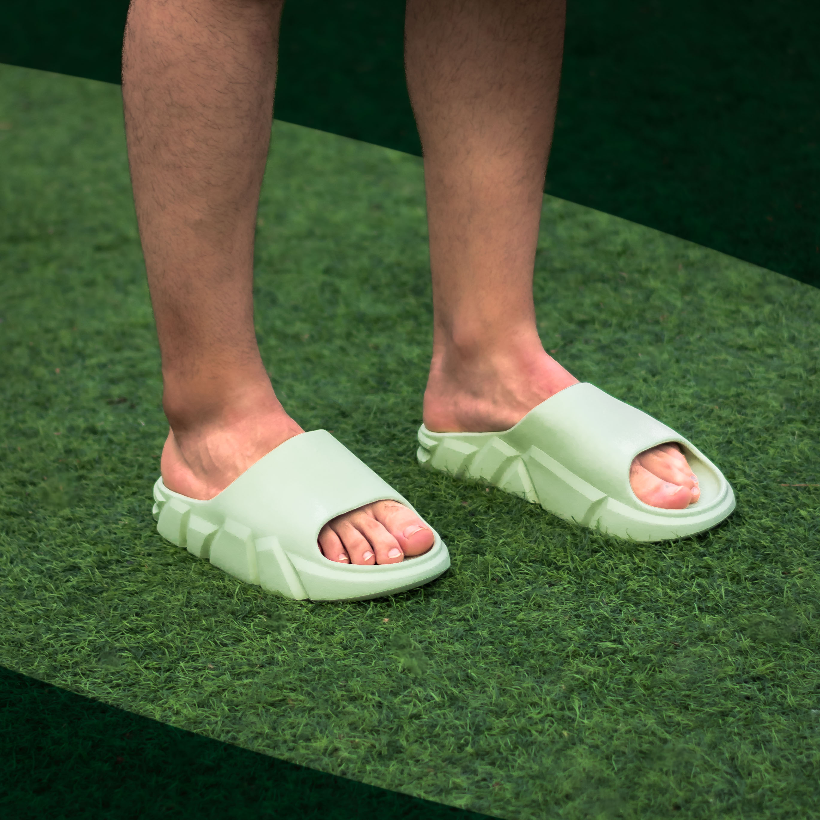 Vista 2 de Pantuflas Balenciaga Caballero - COLOR: BEIGE, TALLA: 41